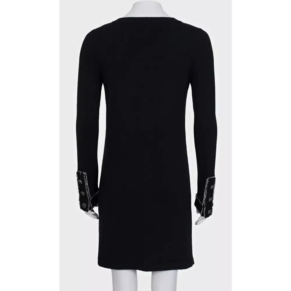 NWOT Chanel Cashmere Dress with Signature Buttons Sz.36